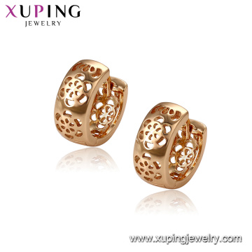 95916 xuping Ancient hoop 18K gold color women copper alloy earrings